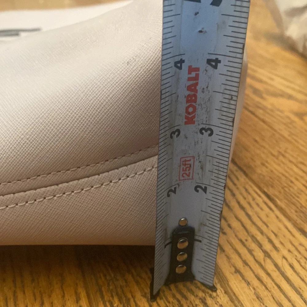 MK Michael Kors Jet Set Micro-Stud Stripe Saffiano Bag blush pink. Travel tote - Picture 16 of 16